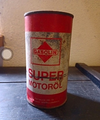 Gasolin vintage blechdose - gasolin,