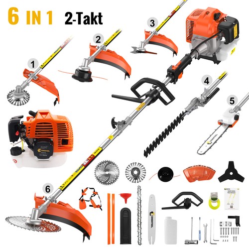 6in1 benzin motorsense - 6in1,